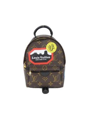 Louis Vuitton Monogram World Tour Palm Spring Backpack Mini Sac Brown Marron